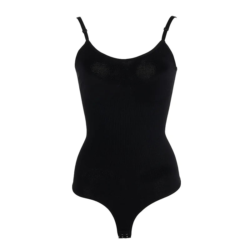 Women Full Body High Elastic Bodysuit Shapewear Seamless Smoothing Tummy Control Waist Trainer Underwear Thong Shaper