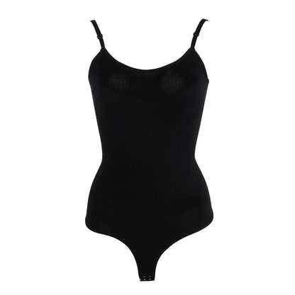 Women Full Body High Elastic Bodysuit Shapewear Seamless Smoothing Tummy Control Waist Trainer Underwear Thong Shaper